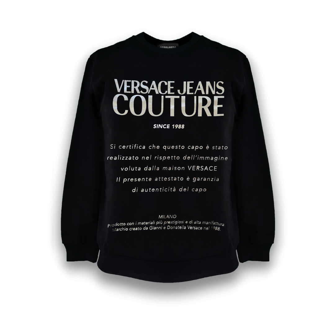 Versace shops long sleeve sweat-shirt